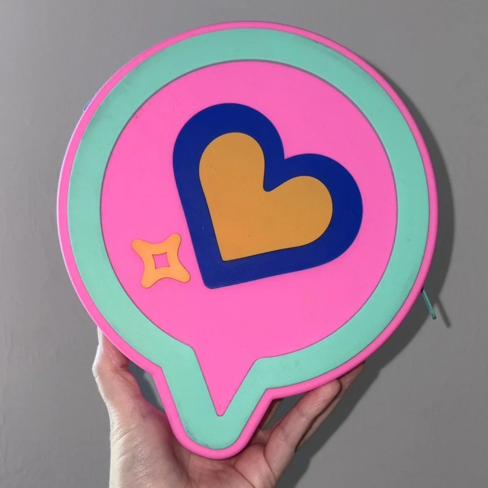 Pen+Gear Pink & Teal Zip Pencil Pouch - Picture 7 of 7